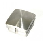 Rohrstopfen aus Edelstahl für Rohr 40x40x2,0mm